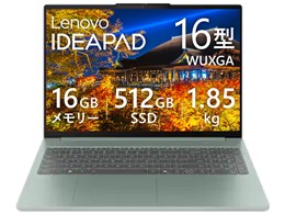IdeaPad Slim 5i Gen 11 Core Ultra 5 322・16GBメモリー・512GB SSD・16型WUXGA・IPS液晶搭載 83S6002XJP [ブリ...
