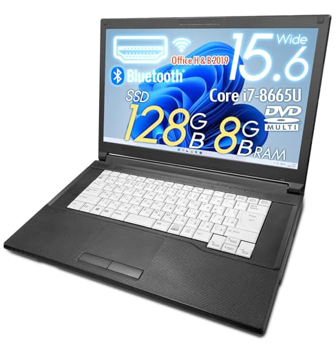 【整備済み品】ノートPC LIFEBOOK A749/Win11/第8世代 Core i7/SSD128GB/メモリ8GB/Office 2019