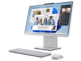 IdeaCentre AIO 24IRH9 Core i5 13420H・16GBメモリー・512GB SSD・23.8型フルHD液晶搭載 F0HN007YJP [クラウドグレー]