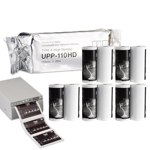 UPP-110HD 超音波ビデオ録画フィルム メディア サーマルプリンター用紙 110mmX20m (10ロール)