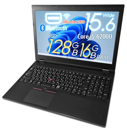 【整備済み品】ノートPC L560/Win11/第6世代 Core i5/SSD128GB/メモリ16GB/MS Office H&B 2019
