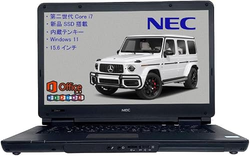 【整備済み品】 NEC ノートPC Win11 Pro/MS Office搭載 ■第2世代Core i7-2640M/内蔵テンキー/15.6インチ液晶/HDMI/DVD/WI-FI...
