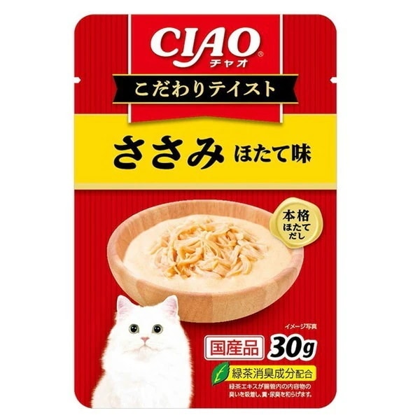 チャオ こだわりテイスト ささみ ほたて味 30g