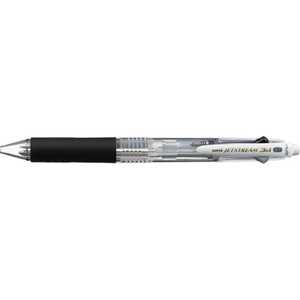 三菱えんぴつ ジェットストリーム 多機能ペン 3 & 1 透明(ボール径:0.7mm+芯径0.5mm) MSXE460007.T