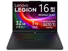 Legion Pro 5i Gen 10 Windows 11 Pro・Core Ultra 9 275HX・RTX 5070Ti・32GBメモリー・1TB SSD・16型WQXG...
