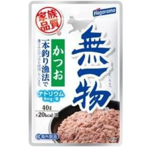 無一物 パウチ かつお 一本釣り漁法 40g