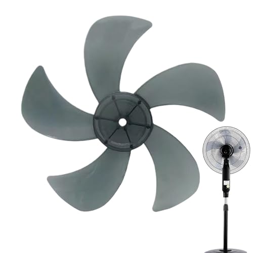Fyrdyn スタンド扇風機 交換羽根 - 電動ブロワー 交換用 | ナットカバー付き寝室ファン羽根 | 卓上 壁掛け 寝室 リビング 家庭 オフィス パティオ ガレージ ベランダ...