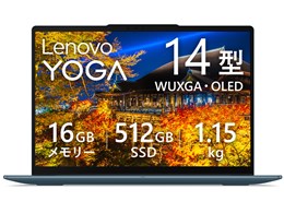Lenovo Yoga Slim 7a Gen 11 Ryzen AI 5 430・16GBメモリー・512GB SSD・14型WUXGA・OLED搭載 83QSCTO1WW [タ...