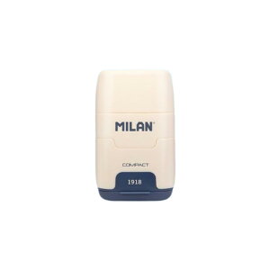 MILAN ミラン 【1918 シリーズ】消しゴム＋ 2つ穴 鉛筆削り 【全4色】 おしゃれ かわいい 文房具 文具 鉛筆削り 2穴 シャープナー 消しゴム 430 ザウィンド 海...