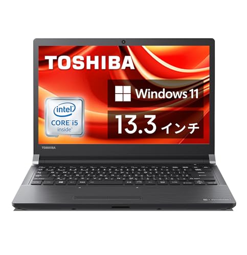 【整備済み品】 東芝 ノートPC R73 13.3インチ Core-i5-6200U 第六世代 OS:Windows 11 Pro SSD:512GB メモリ:8GB WPS Of...