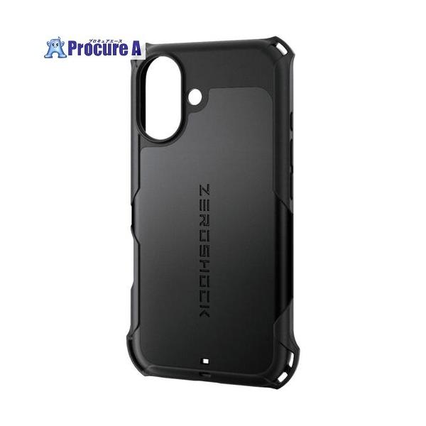 ELECOM iPhone 17用ケース ZEROSHOCK MAGKEEP ブラック  ■▼717-2987 PM-A25AZEROMGBK  1個