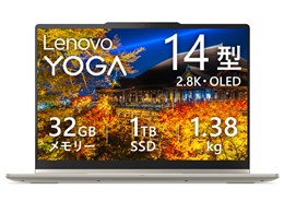 Lenovo Yoga 7a 2-in-1 Gen 11 Ryzen AI 7 445・32GBメモリー・1TB SSD・14型2.8K・OLED搭載 マルチタッチ対応 83TDC...