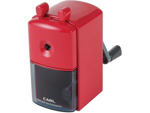 カール事務器 鉛筆削り レッド CMS-300-R 手動 ハンドル式 鉛筆削り 鉛筆 色鉛筆