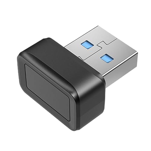 USB 指紋スキャナ ? ポータブル生体認証セキュリティ リーダー、360 度タッチ センサーと高度なデータ保護を備えたクイック ログイン デバイス |ラップトップコンピュータPC...