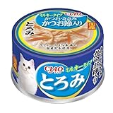 チャオ とろみ ミルキータイプ かつお・ささみ かつお節入り 80g