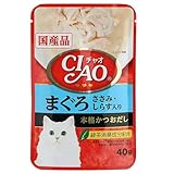 チャオ パウチ まぐろ ささみ・しらす入り 40g