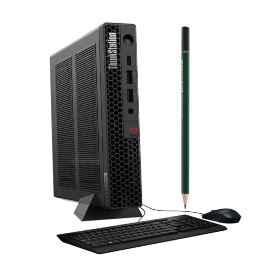 Lenovo ThinkStation P3 小型ワークステーションデスクトップ (Intel i5-13500、Intel UHD 770 共有、64GB DDR5、2TB PC...