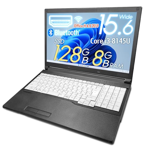 【整備済み品】ノートPC LIFEBOOK A579/Win11/第8世代 Core i3/SSD128GB/メモリ8GB/Office 2019