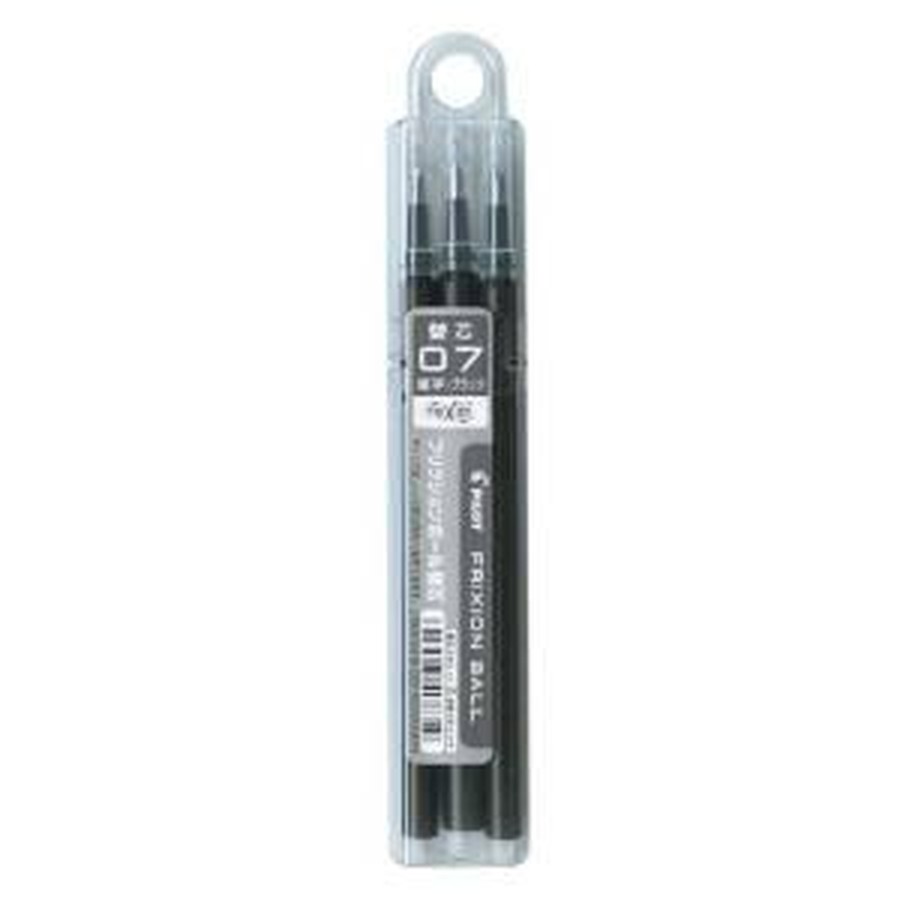 パイロットコーポレーション フリクションボール替芯 細字 0.7mm ブラック 3本セット(LFBKRF30F3B)