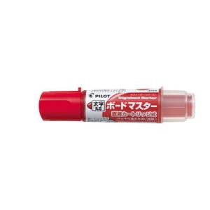 パイロット ホワイトボードマーカー ボードマスター 太字丸芯 レッド WMBM-18BM-R