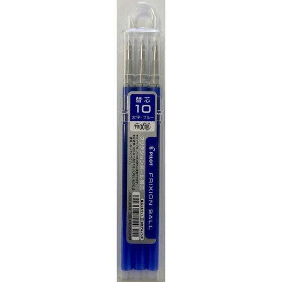 パイロットコーポレーション フリクションボールノック10 替芯 1.0mm ブルー 3本セット LFBKRF30M3L