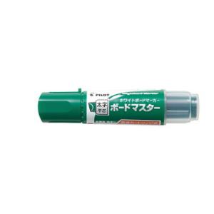 パイロット ホワイトボードマーカー ボードマスター 太字平芯 グリーン WMBM-18BMC-G