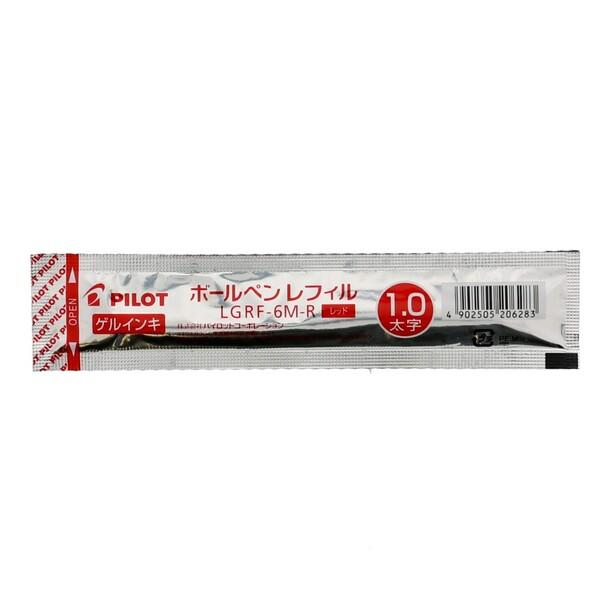 パイロット ゲルインキ ボールペン替え芯 キャップ式用 LGRF 1.0mm 太字 赤 [01] 〔メール便対象〕