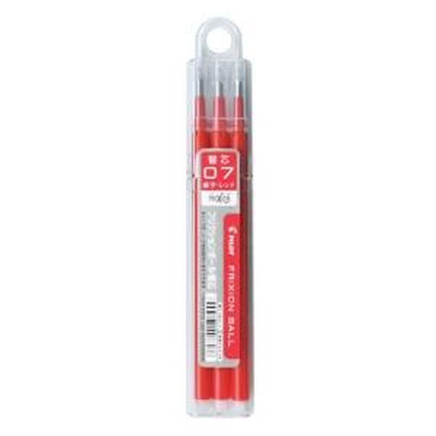 パイロットコーポレーション フリクションボール替芯 細字 0.7mm レッド 3本セット(LFBKRF30F3R)