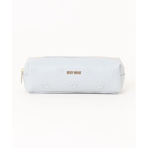 文房具 マリークワント mary quant シンプルエンボスデイジースクエアペンケース