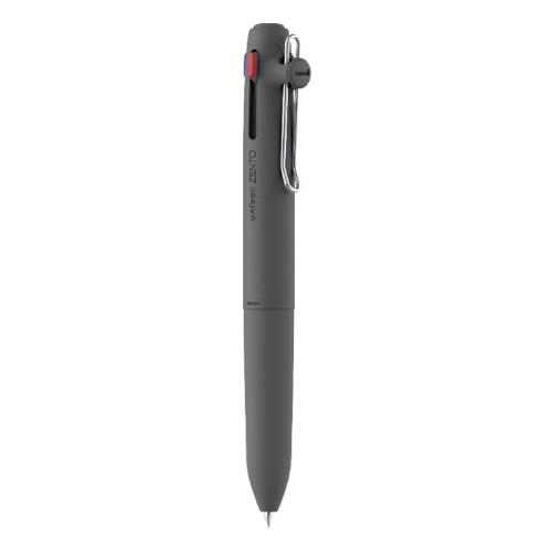 三菱鉛筆 uniball ZENTO ユニボール ゼント スタンダードモデル 3色ボールペン 0.5mm スレートグレー UBE3ZSC05.61
