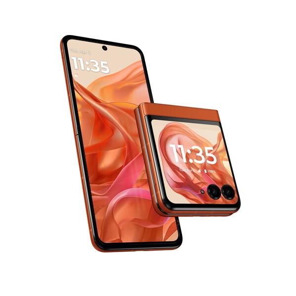MOTOROLA razr 50 スプリッツオレンジ SIMフリースマートフォン