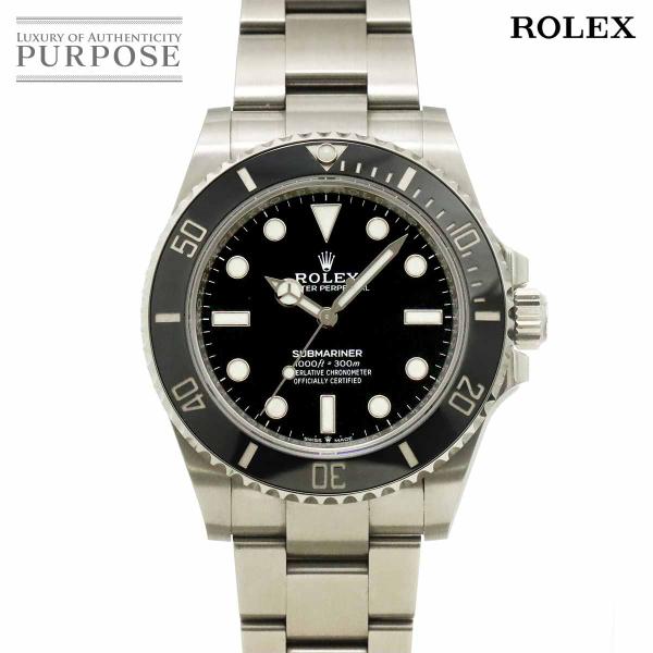 ロレックス ROLEX サブマリーナ ノンデイト 124060 ランダム番 ルーレット メンズ 腕時計 ブラック 自動巻き Submariner No Date 90331896