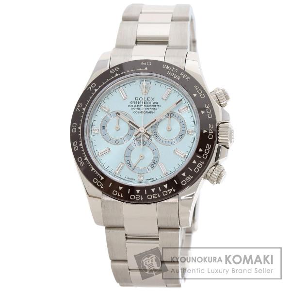 ROLEX ロレックス 116506A コスモグラフ デイトナ アイスブルー 文字盤 ダイヤモンド 腕時計  プラチナ PT メンズ  中古