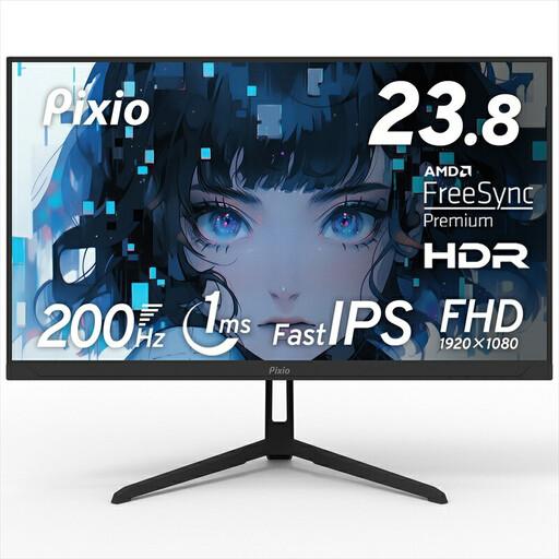 ふるさと納税 Pixio ゲーミングモニター 23.8インチ FHD 200Hz IPS ブラック/黒 PX248WAVE | モニター モニター 神奈川県小田原市