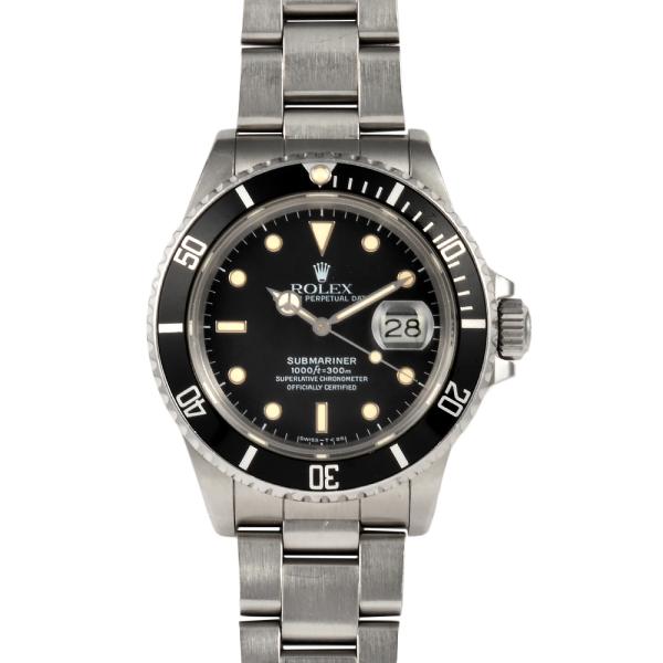 ロレックス ROLEX 16800 サブマリーナ デイト 7桁 94番台 腕時計 自動巻 ブラック文字盤 メンズ