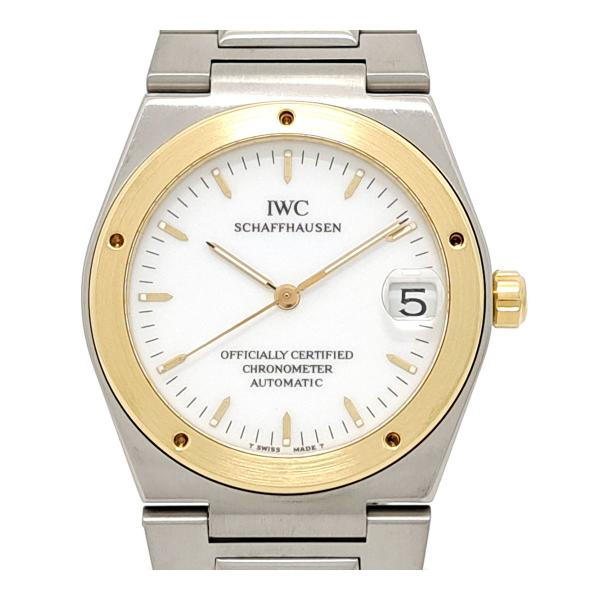 IWC インヂュニア FULLSET IW3521 自動巻き ステンレススティール イエローゴールド メンズ ボーイズ IWC 中古 【時計】