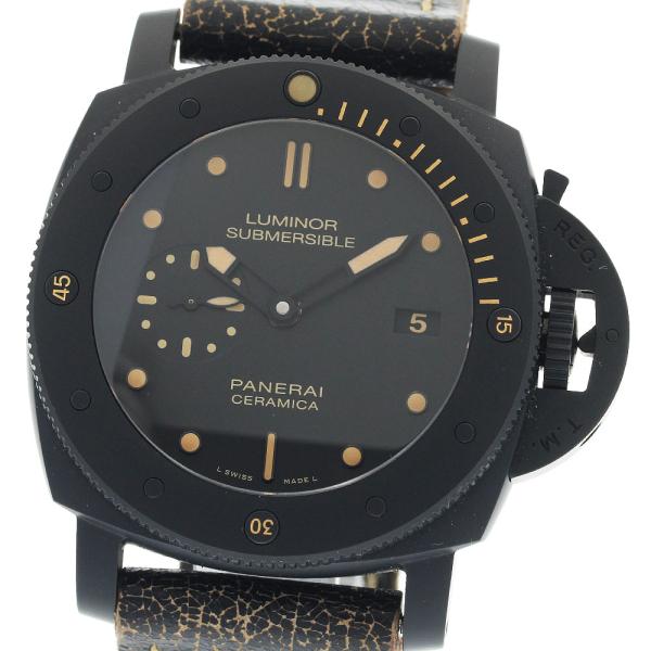 パネライ PANERAI PAM00508 サブマーシブル1950 セラミカ 3DAYS 自動巻き メンズ 保証書付き_950639