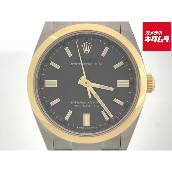 【中古】 【新品同様】 ロレックス(ROLEX) オイスターパーペチュアル 36 スレート [グレー系] 126003 ステンレススティール/イエローゴールド