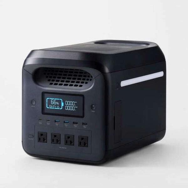 代引不可 ポータブル電源 大容量 1229Wh リン酸鉄 バッテリー  AC×4 Type-C×2 USB-A×4 カーアクセサリーソケット×1  急速充電