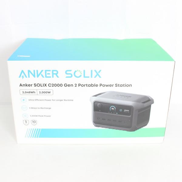ボーナスストア+5％【新品】Anker Solix C2000 Gen 2 Portable Power Station A17835Z1 ポータブル電源 2048Wh アンカー 本体