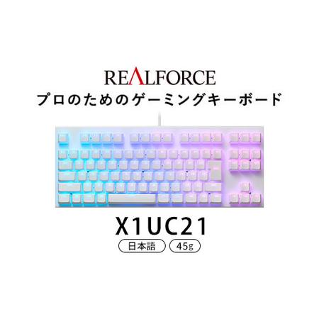 ふるさと納税 東プレ REALFORCE GX1 ゲーミングキーボード 日本語配列 45g（型式：X1UC21） 神奈川県相模原市