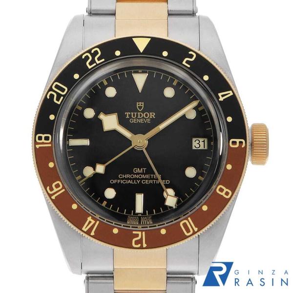 チューダー ヘリテージ ブラックベイ GMT 79833MN 中古 メンズ 腕時計 006XTUAU0570