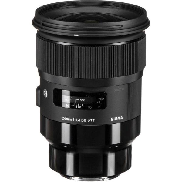 【中古】SIGMA 単焦点広角レンズ 24mm F1.4 DG HSM | Art A015 SONY-Eマウント用 ミラーレス(フルサイズ)専用