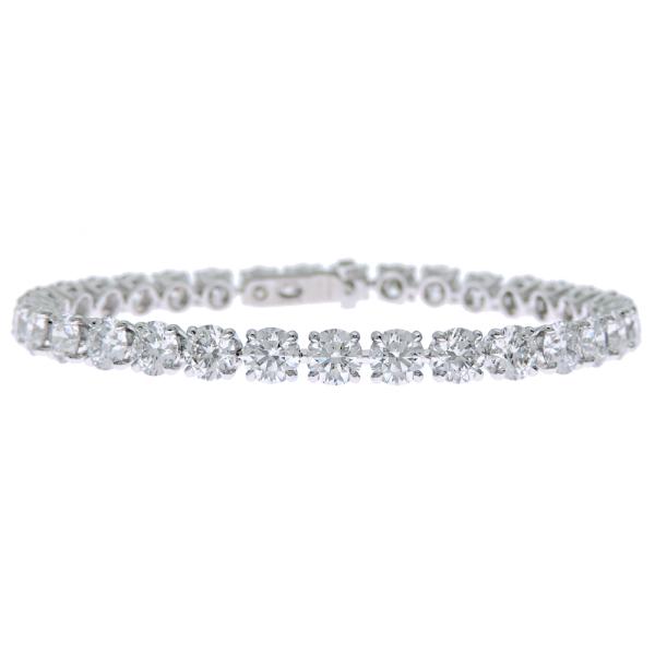 ［飯能本店］CARTIER カルティエ 約13ct位 ダイヤモンド テニス CRH6026415 ブレスレット Pt950プラチナ レディース・メンズ DH92489