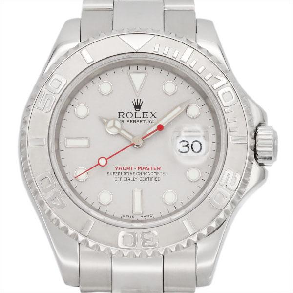 ロレックス ROLEX ヨットマスター ロレジウム 16622 K番 2001年製 シルバー文字盤 SS/プラチナ メンズ腕時計 自動巻き スポーツモデル