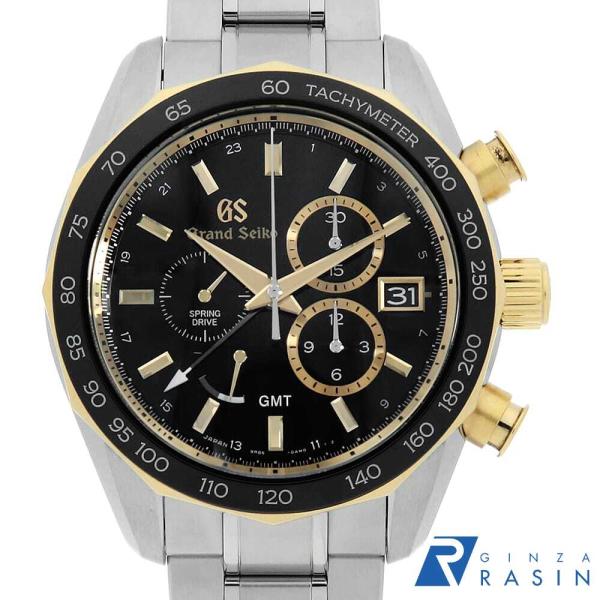 グランドセイコー スプリングドライブ クロノグラフ GMT セイコー創業140周年記念 限定500本 SBGC240 中古 メンズ 腕時計