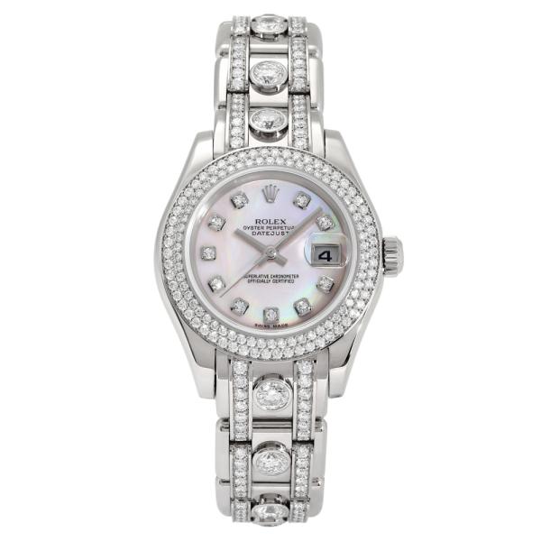 ロレックス ROLEX デイトジャスト 29 パールマスター 80339NG ホワイト/10PD文字盤 新品 腕時計 レディース