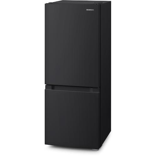 アイリスオーヤマ IRIS  【別途送料】冷凍冷蔵庫 133L ブラック IRSD-13A-B [155-673419]