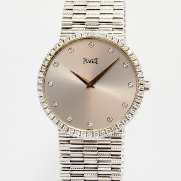 ピアジェ 時計 メンズ PIAGET G0A10800 手巻き ダイヤモンド K18WG 750 軽仕上げ 中古