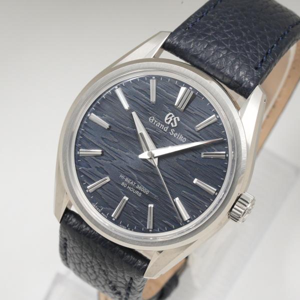 セイコー SEIKO 腕時計 グランドセイコー エボリューション9 SLGW007 白樺 ブルー 手巻き メンズ 中古 極美品 [質イコー]